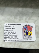 AD's Home Improvement Services logo