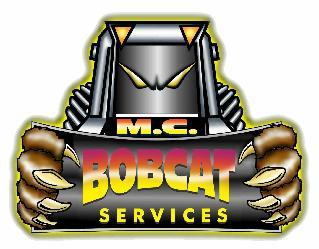 M.C. Bobcat Concrete Services logo