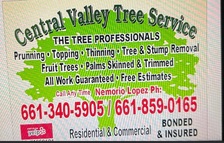 Central Valley Tree Services logo