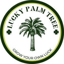Lucky Palm Tree logo