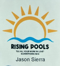 Logo for Rising Pools LLC