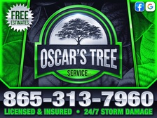 Logo for Oscar's Tree Service LLC