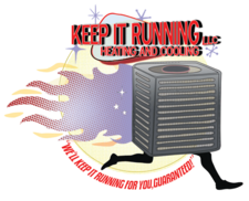 Logo for keep it running heating and cooling LLC