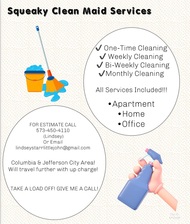 Logo for Squeaky Clean Maid Services
