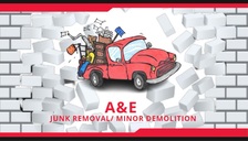 Logo for A & E Junk removal