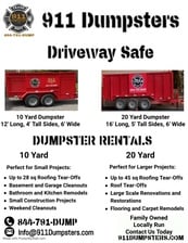 Logo for 911 Dumpsters