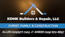 Logo for KDMK Builders & Repair, LLC
