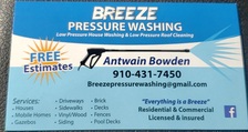 Logo for Breeze Pressure Washing