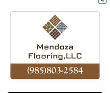Logo for Mendoza Flooring, LLC
