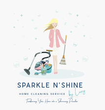 Logo for Sparkle N' Shine Home Cleaning Service
