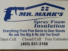 Logo for Mr. Mark's Spray Foam Insulation