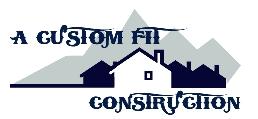 A Custom Fit Construction logo