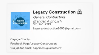 Legacy Construction logo