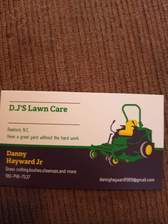 Logo for DJs Lawn Care