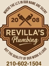 Logo for Revilla's Plumbing Company