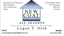 Logo for New Coat Painting LLC