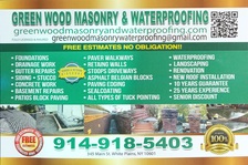 Logo for Green Wood Masonry & Waterproofing