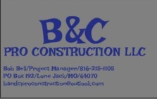 Logo for B&C PRO CONSTRUCTION LLC