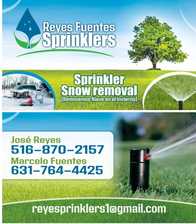 Logo for Reyes Fuentes Sprinklers