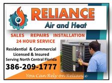 Logo for Reliance Air and Heat Inc