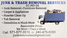 Logo for DMV Junk & Trash Removal Services