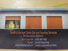 Logo for Scott's Storage Clean Out and Hauling