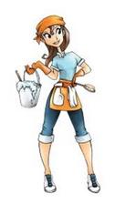 Logo for Cleaning Queens LLC