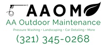 Logo for AA Outdoor Maintenance LLC