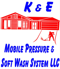 Logo for K&E  Mobile Pressure & Soft Wash System