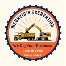 Logo for Mcdavid Excavation