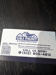 U&J Paints and Construction logo