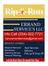 Logo for Rip & Run Errand Services
