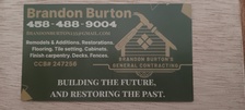 Logo for BRANDON BURTONS GENERAL CONTRACTING