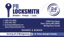 Logo for PR locksmith 