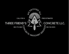 Logo for Three Friends Concrete Services
