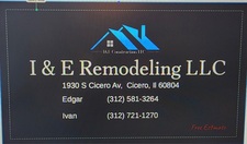 Logo for I & E Remodeling