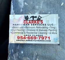 Logo for Clarkes Handyman Services