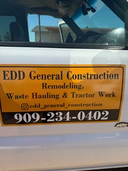 EDD GENERAL CONSTRUCTION-Unlicensed Contractor logo