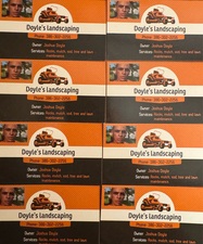 Logo for Doyles landscaping and tree service