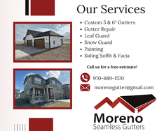 Moreno Seamless Gutters logo