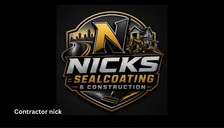 Logo for Nick's Seal & Coating Construction
