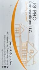 Logo for JG Pro Renovations LLC