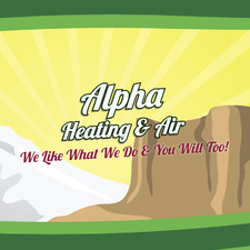 Logo for Alpha Heating & Air