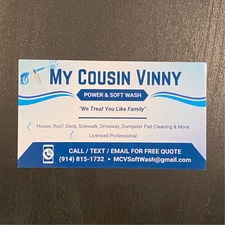 Logo for My Cousin Vinny Power & Soft Wash