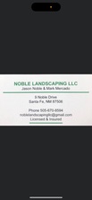 Logo for Noble Landscaping LLC