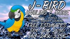 Logo for J-Bird Hauling & More LLC