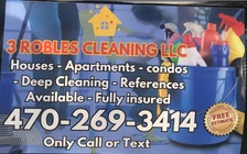 Logo for 3 Robles Cleaning LLC