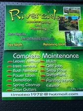 Logo for Riverside Landscaping and Painting, LLC