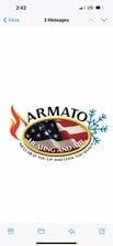 Logo for ARMATO HEATING AND AIR INC