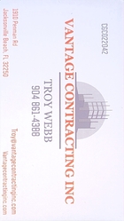 Vantage Contracting Inc. logo